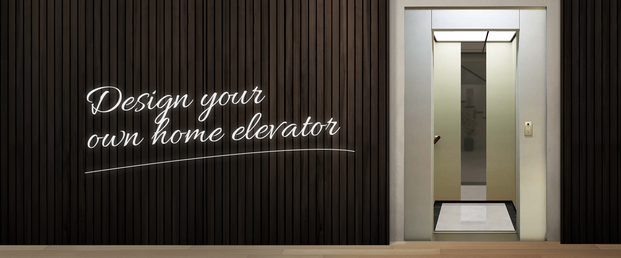 Design your own home elevator